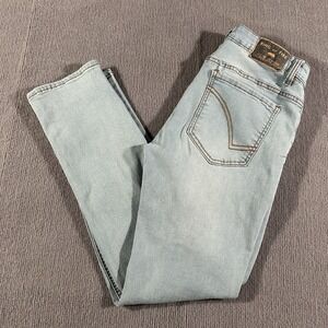 Ring of Fire Jeans Mens 33x30 Blue‎ Slim Preppy Light Wash